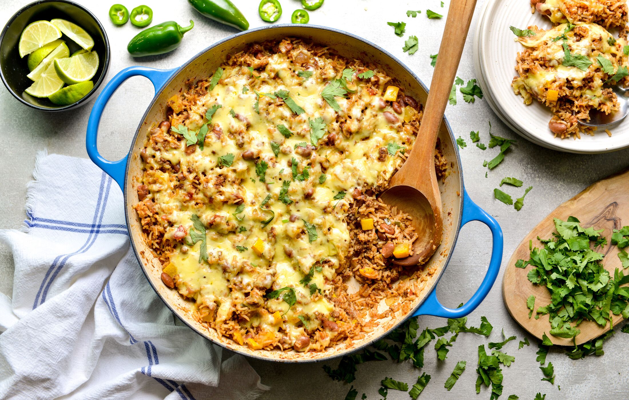 Mexican Beef and Rice Casserole | Nourishing Meals®